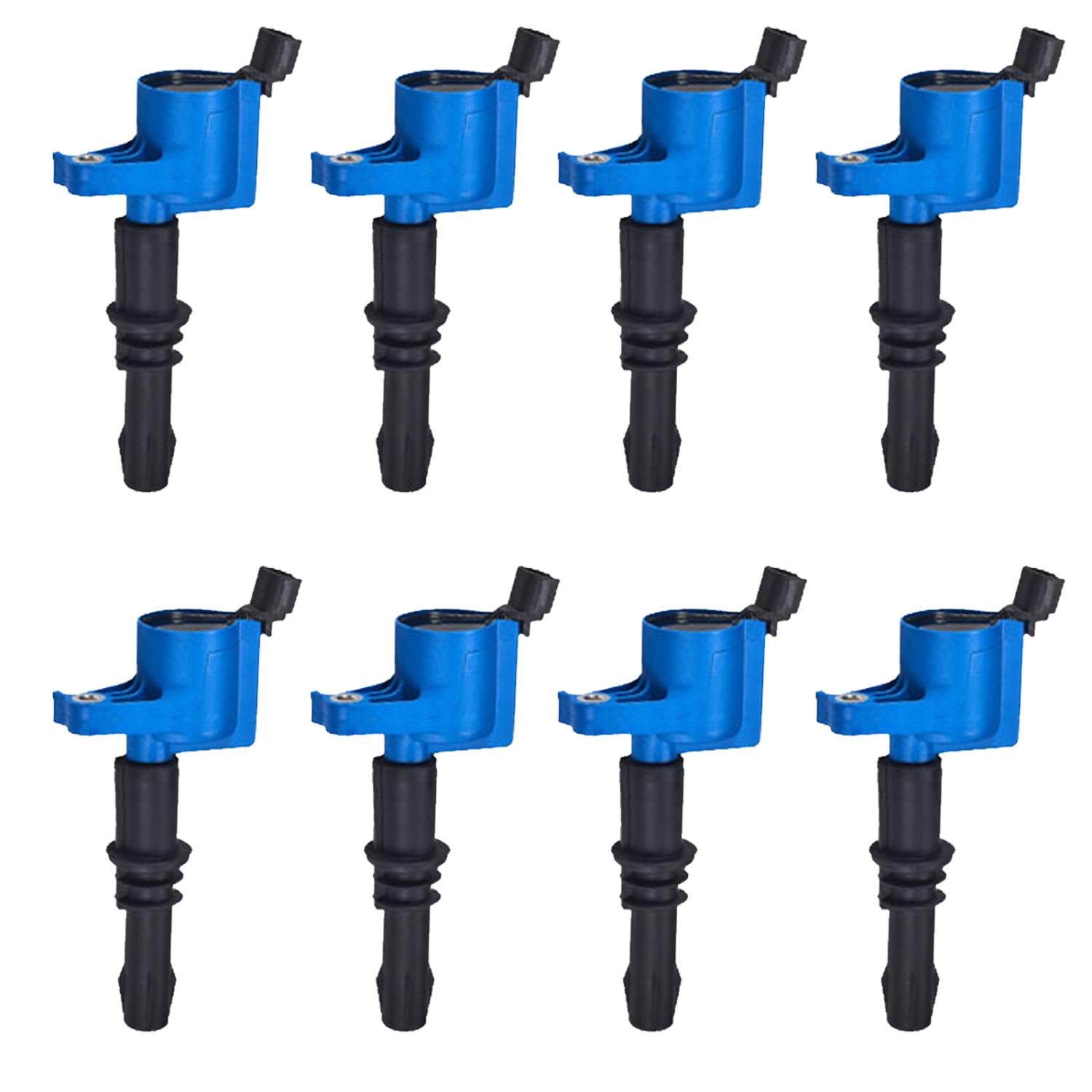 High-Performance Ignition Coils for 2004-2008 Ford F-150/Expedition V8 [Blue]