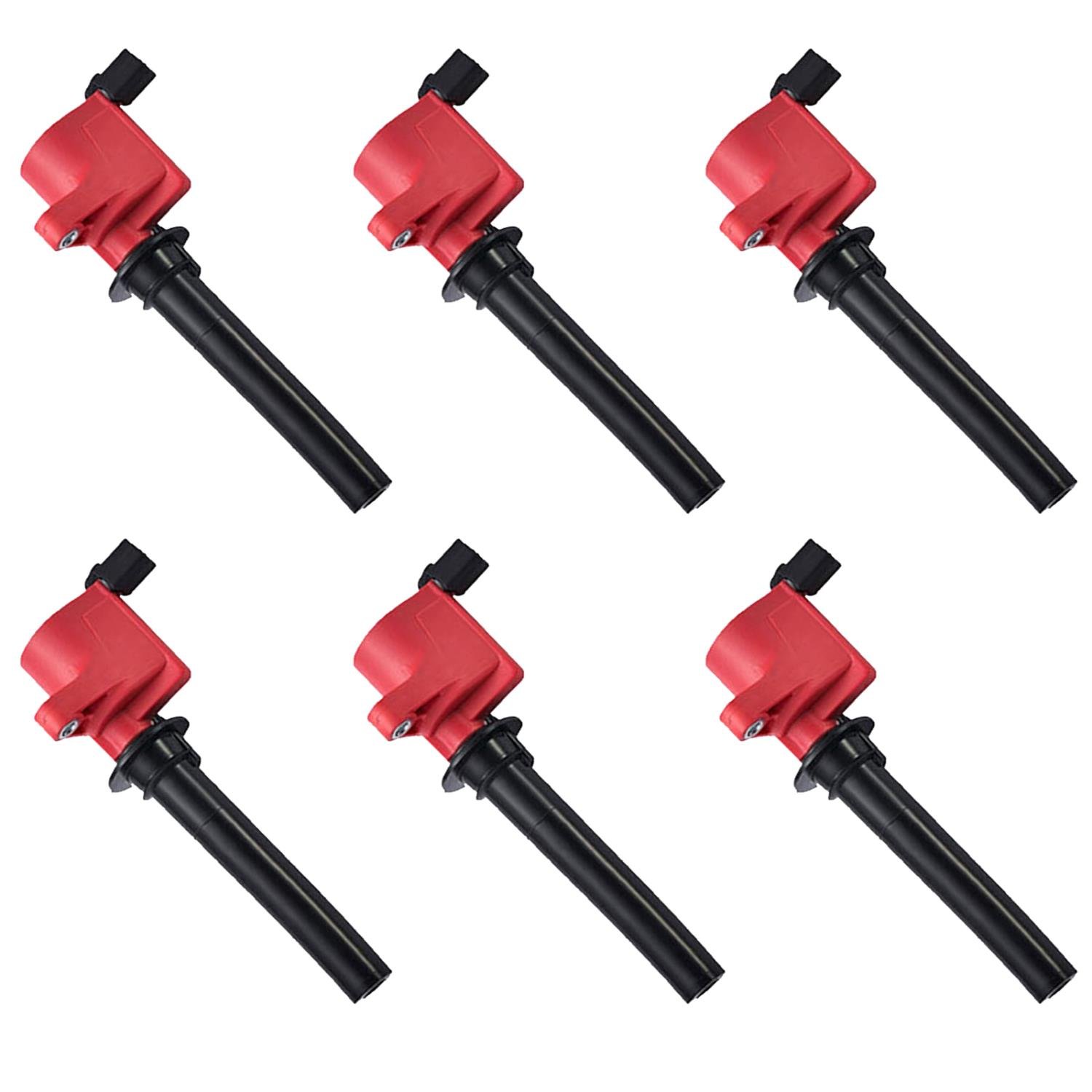 High-Performance Ignition Coils for Mercury Mariner/Montego/Sable [Red]