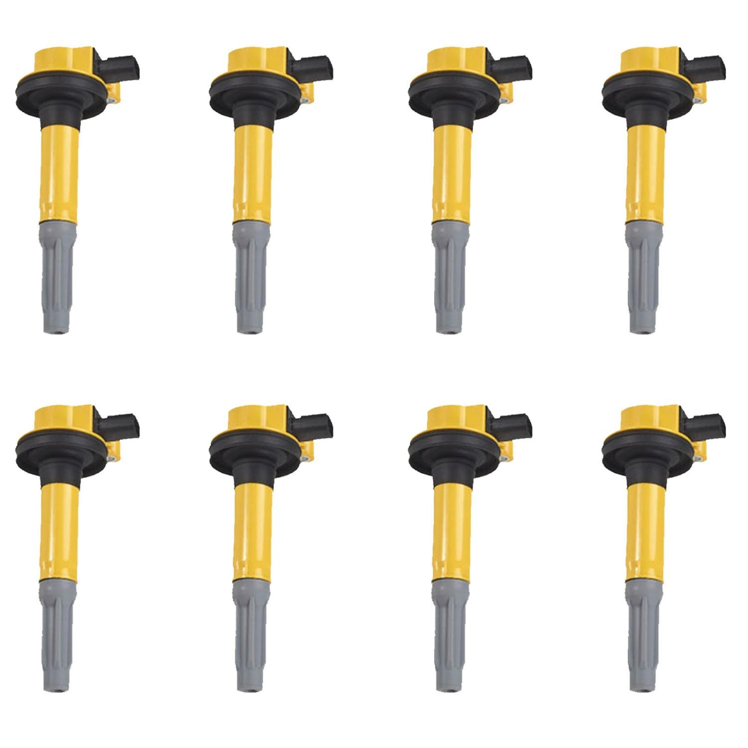 High-Performance Ignition Coils for Ford F-150 5.0L [Yellow]