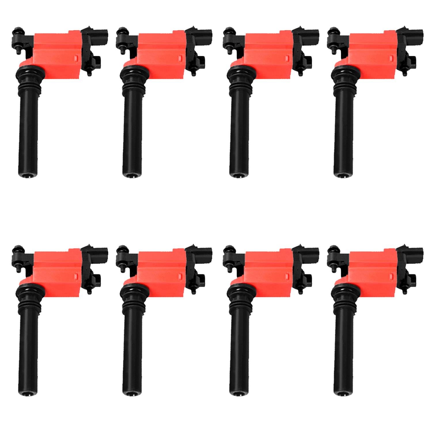 High-Performance Ignition Coils for Dodge Ram 1500/Durango/Chrysler 300/Jeep 5.7L [Red]