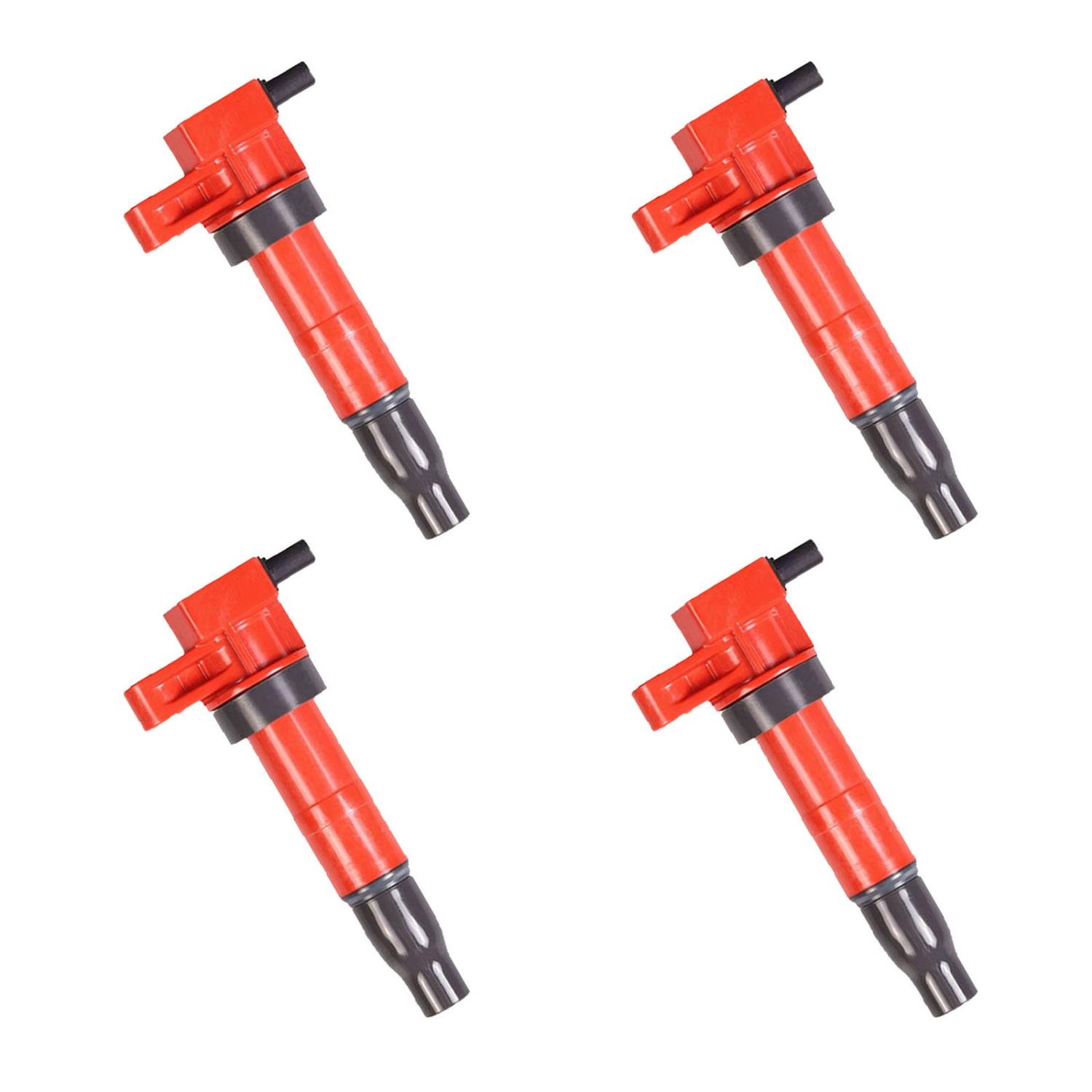 High-Performance Ignition Coils for 2006-2012 Kia Sedona 3.5L 3.8L [Red]