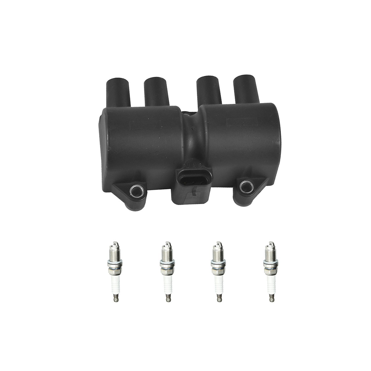 OE Replacement Ignition Coil and Spark Plug Kit, Chevrolet, Pontiac, Suzuki, Daewoo Compatible