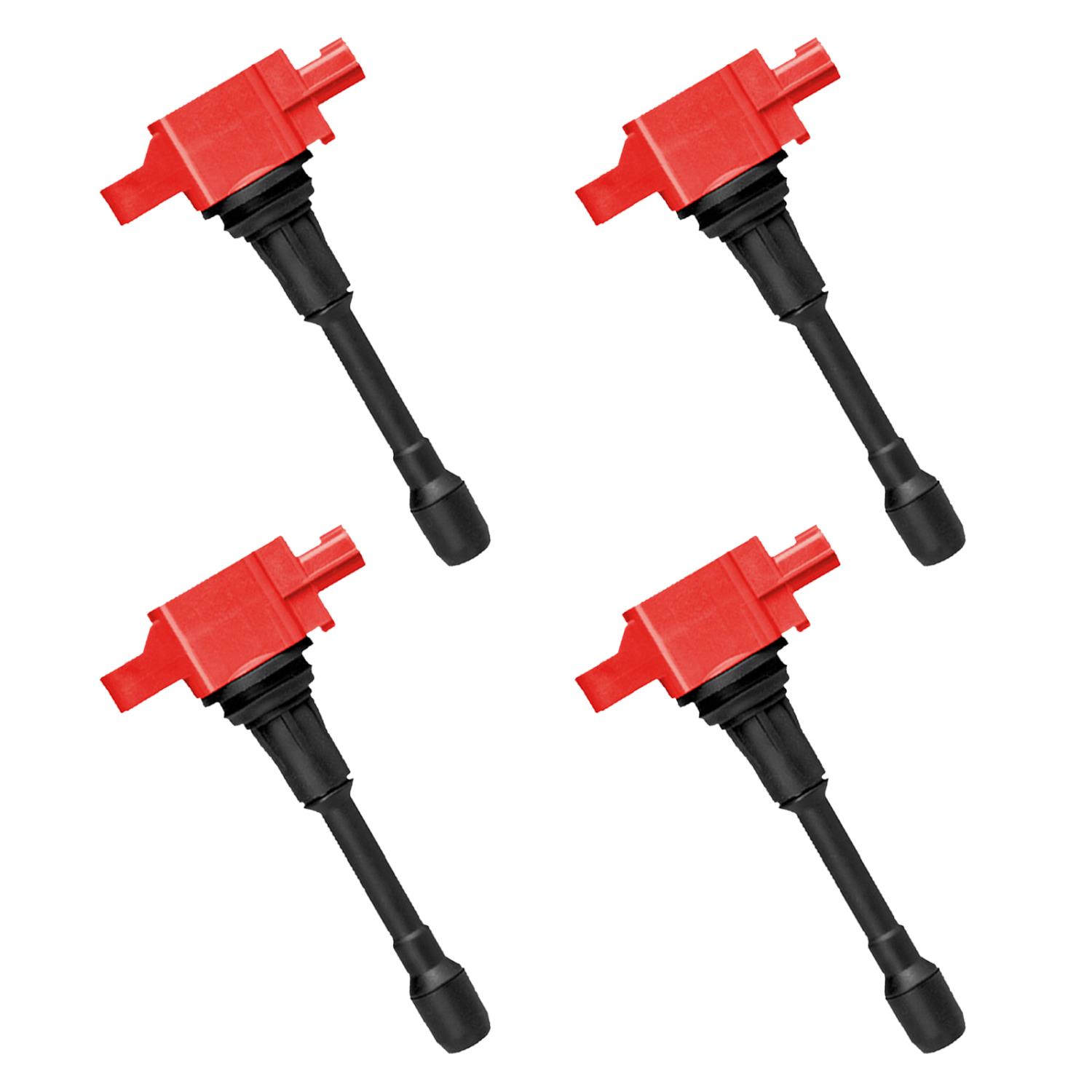High-Performance Ignition Coils for 2014-2018 Nissan Frontier [Red]