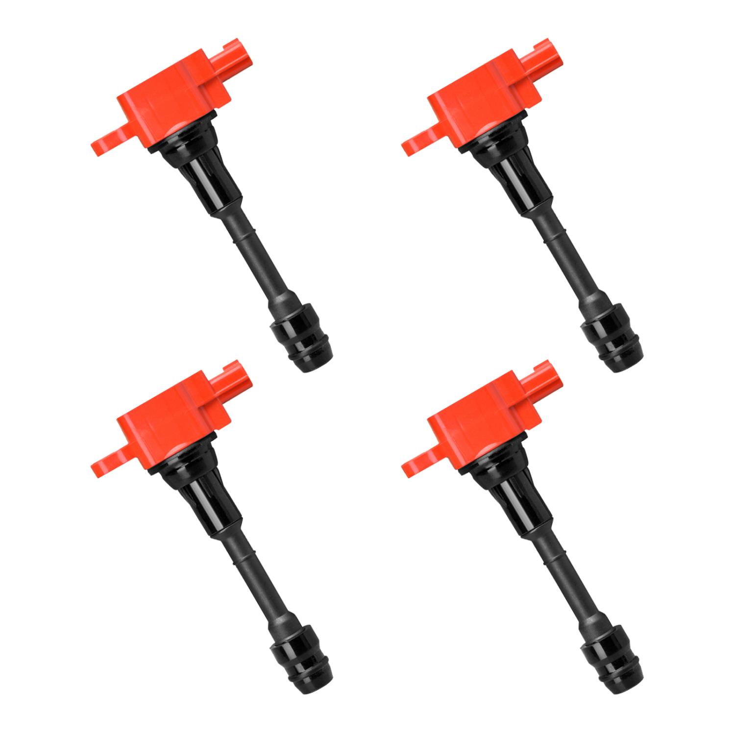 High-Performance Ignition Coils for Nissan Altima Sentra L4 [Red]