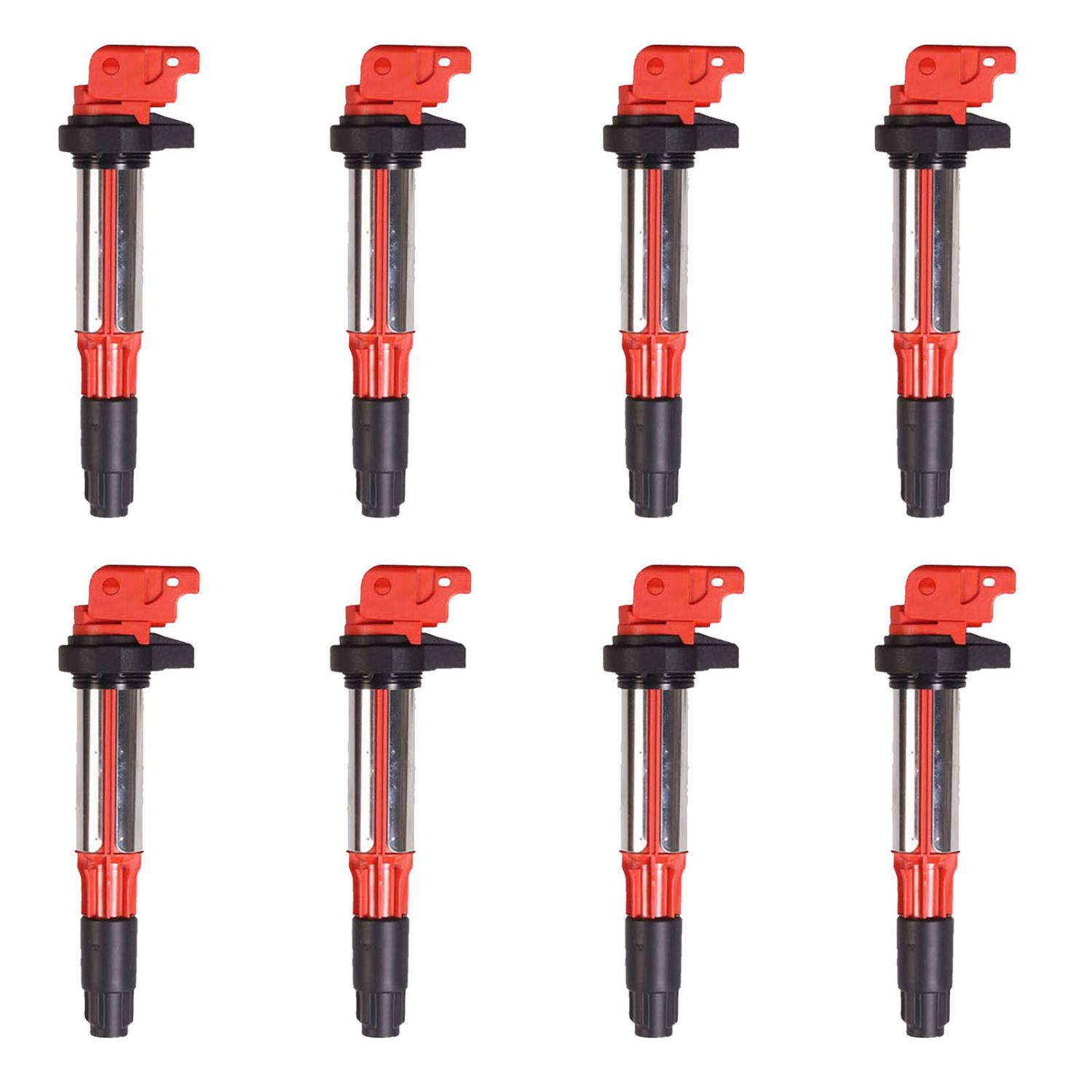 High-Performance Ignition Coils for BMW 750i 550i 650i X5 4.8L [Red]