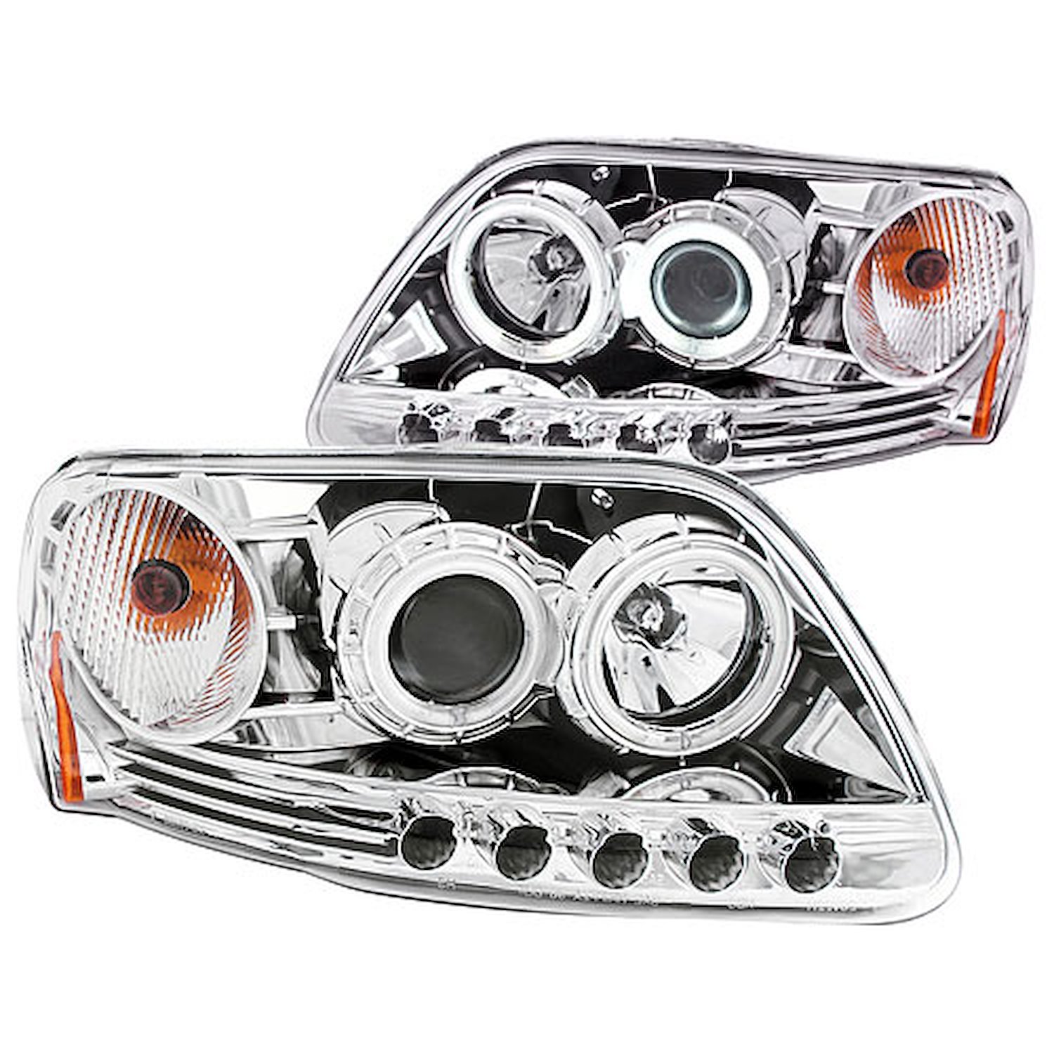 Chrome Housing Headlights 1997-2003 Ford F-150/Expedition