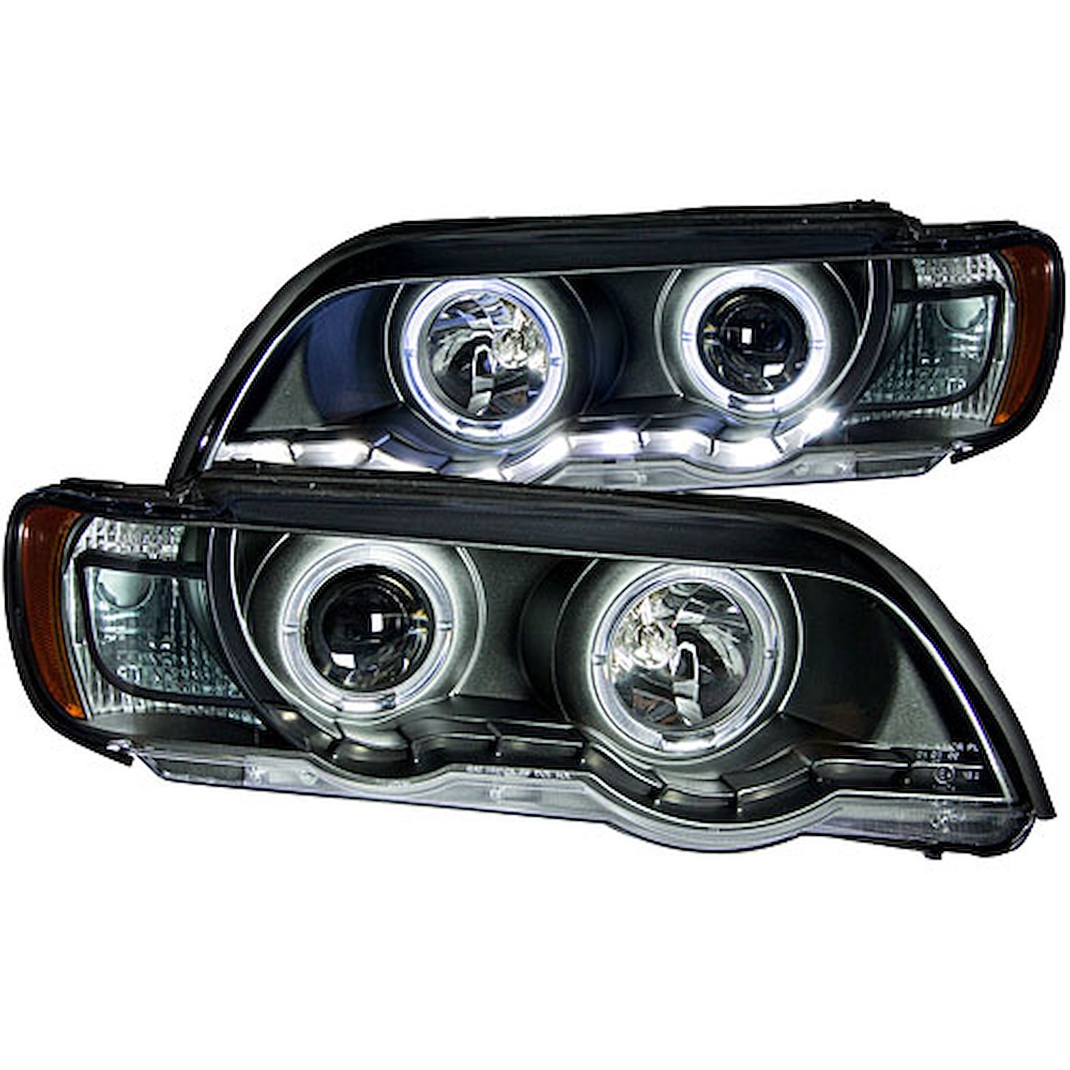 Black Housing Headlights 2000-2003 BMW X5 E53