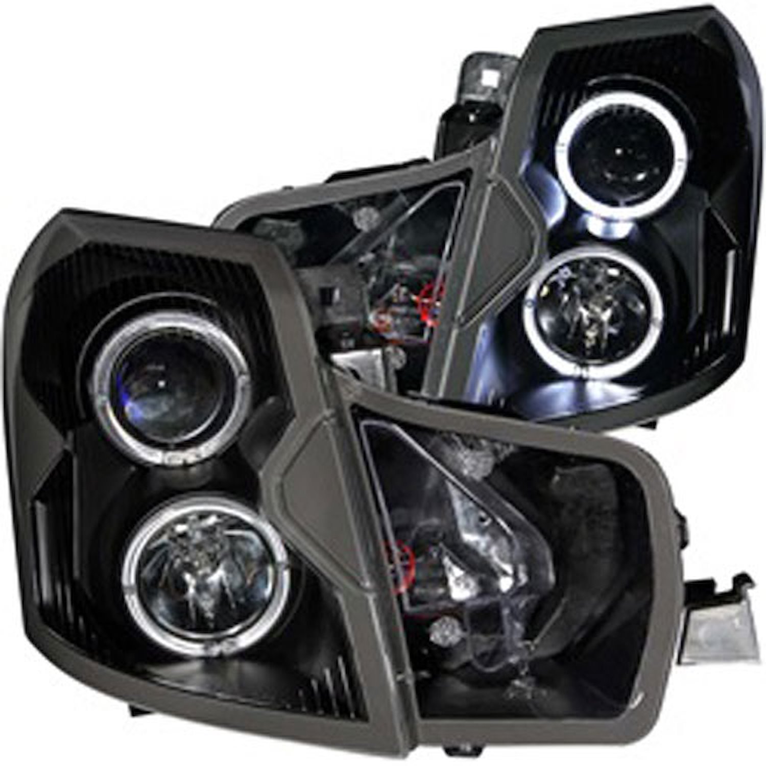 Black Housing Headlights 2003-2007 Cadillac CTS