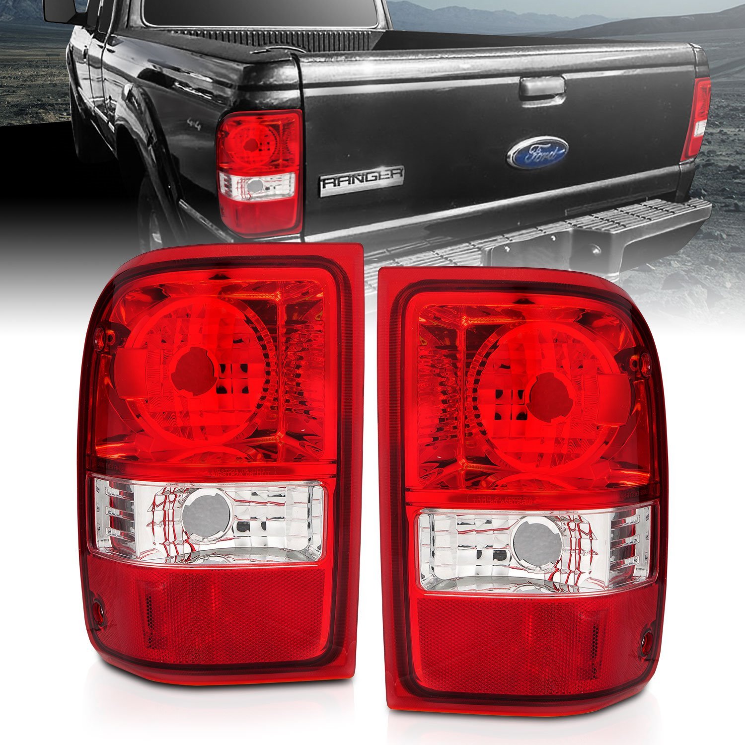 TAILLIGHTS RED/CLEAR LENS