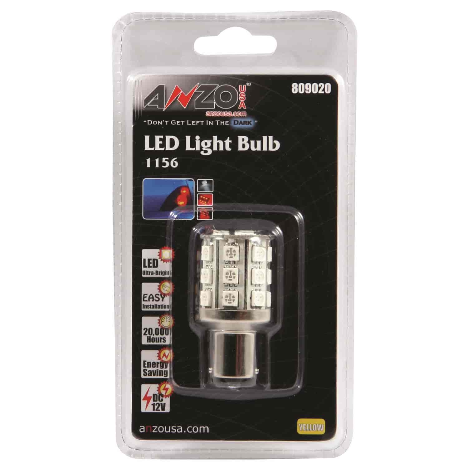 LED Universal Light Bulb 1156 Amber -24