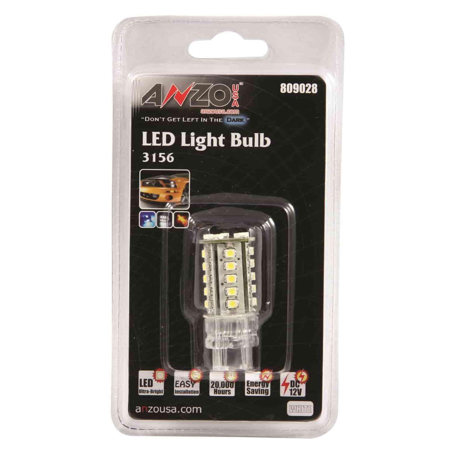 LED Universal Light Bulb 3156 White