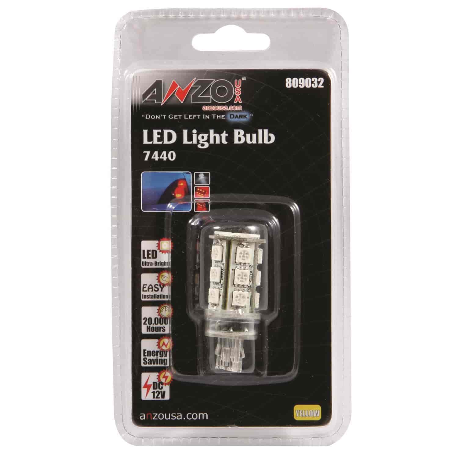 LED Universal Light Bulb 7443/7440 Amber