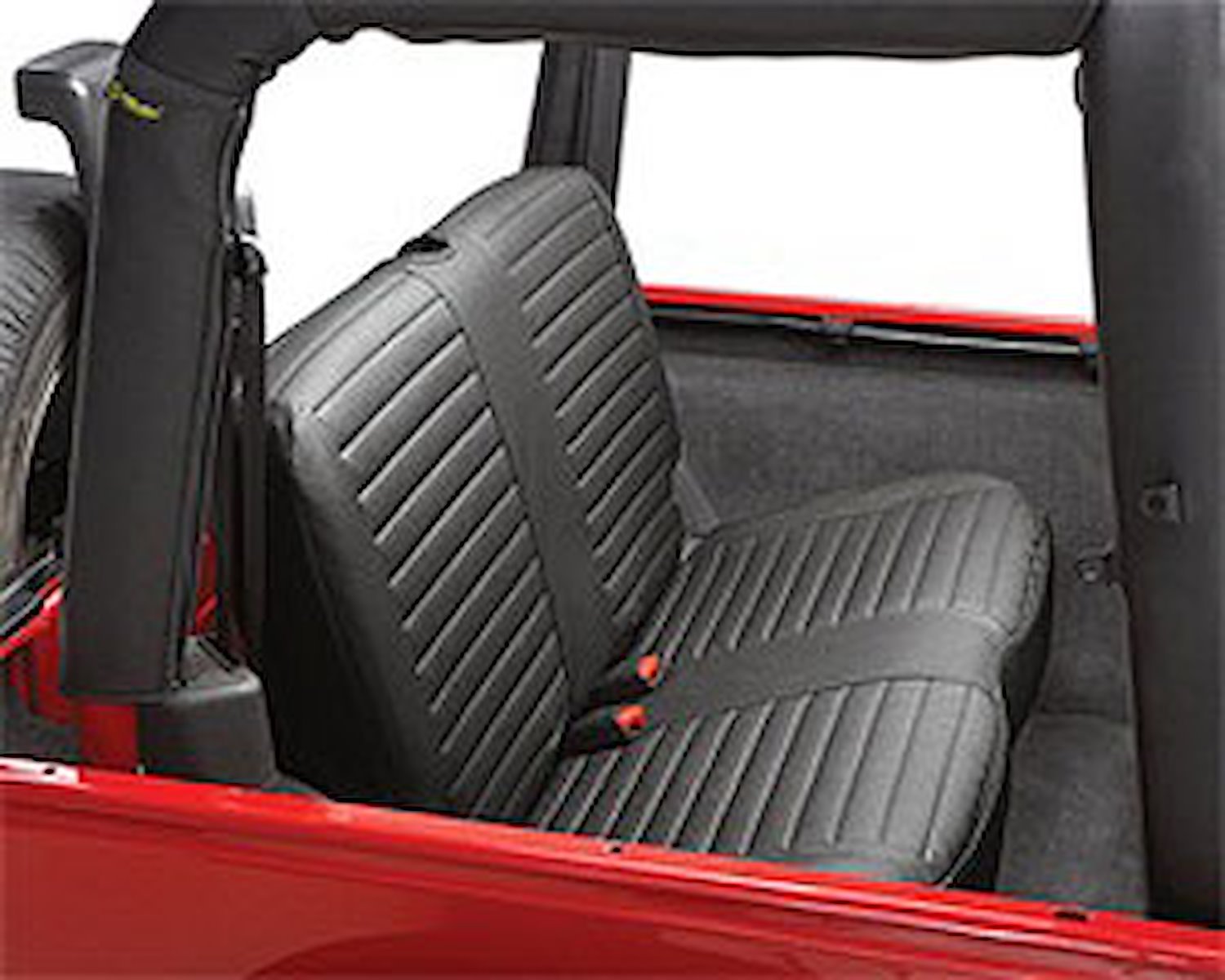 Seat Covers, Black Denim, Bench, Fits Factory Seats,