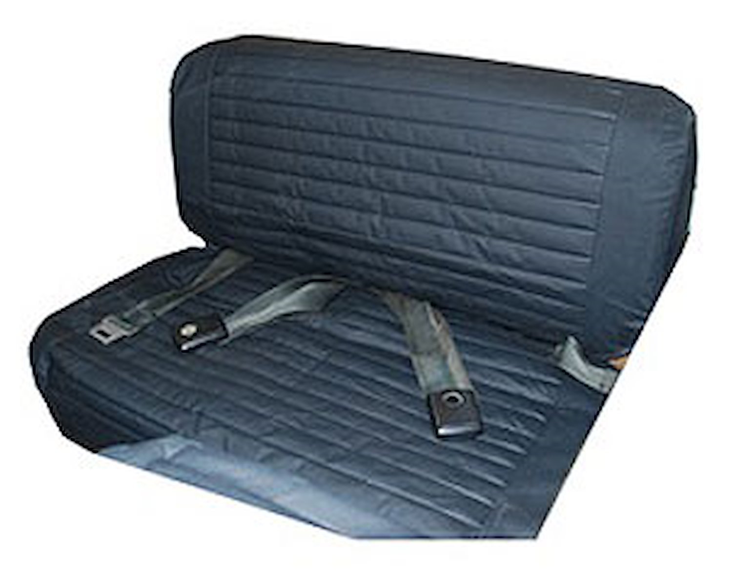 Seat Covers, Black Denim, Bench, Fold And Tumble