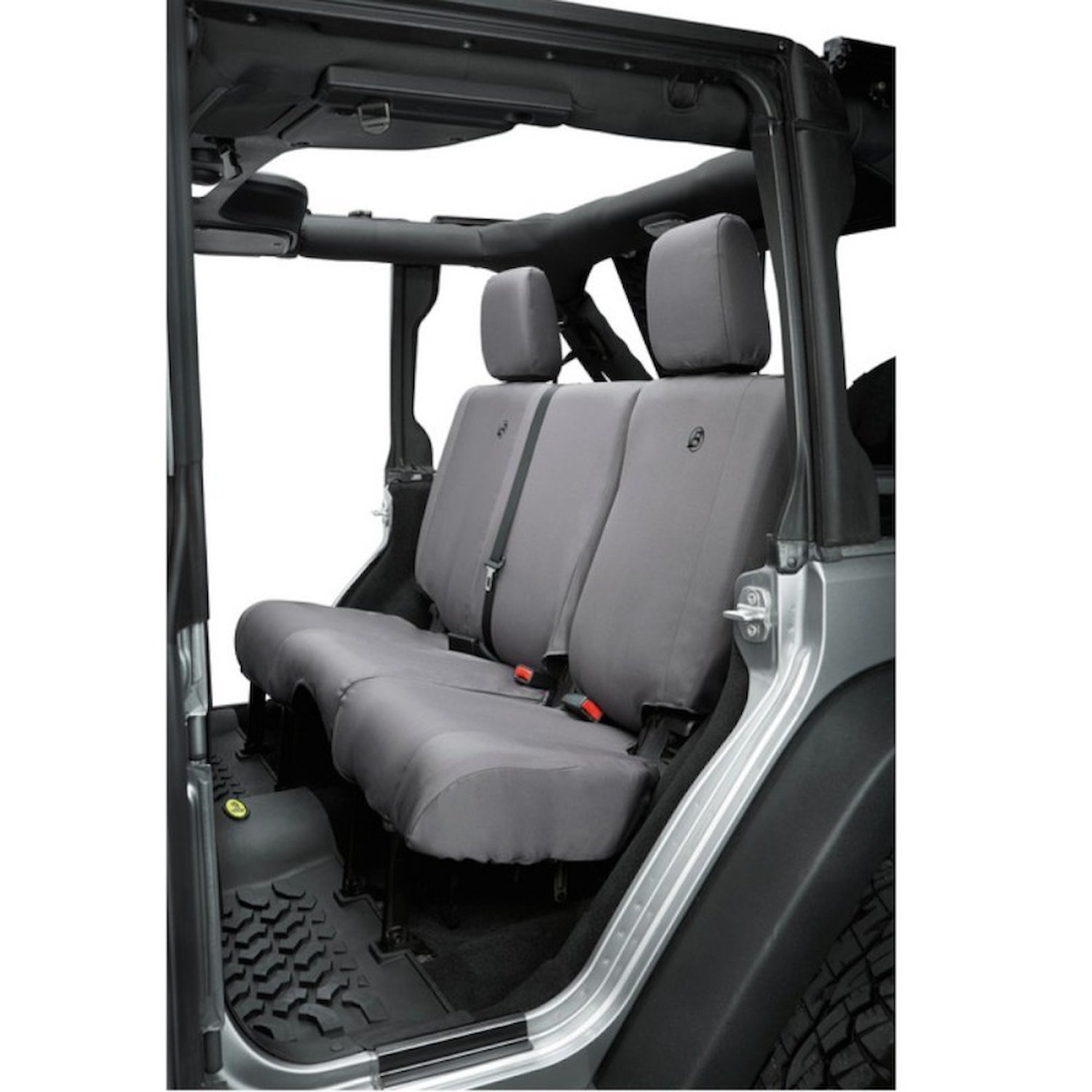 Seat Covers, Charcoal/Gray, Fits Factory Seats, Sold Individually,