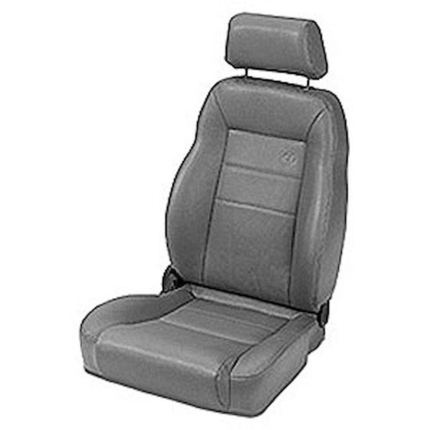 Trailmax II Pro Seat, Charcoal, Front, High-Back, Vinyl, Premium Bucket, Passenger Side,