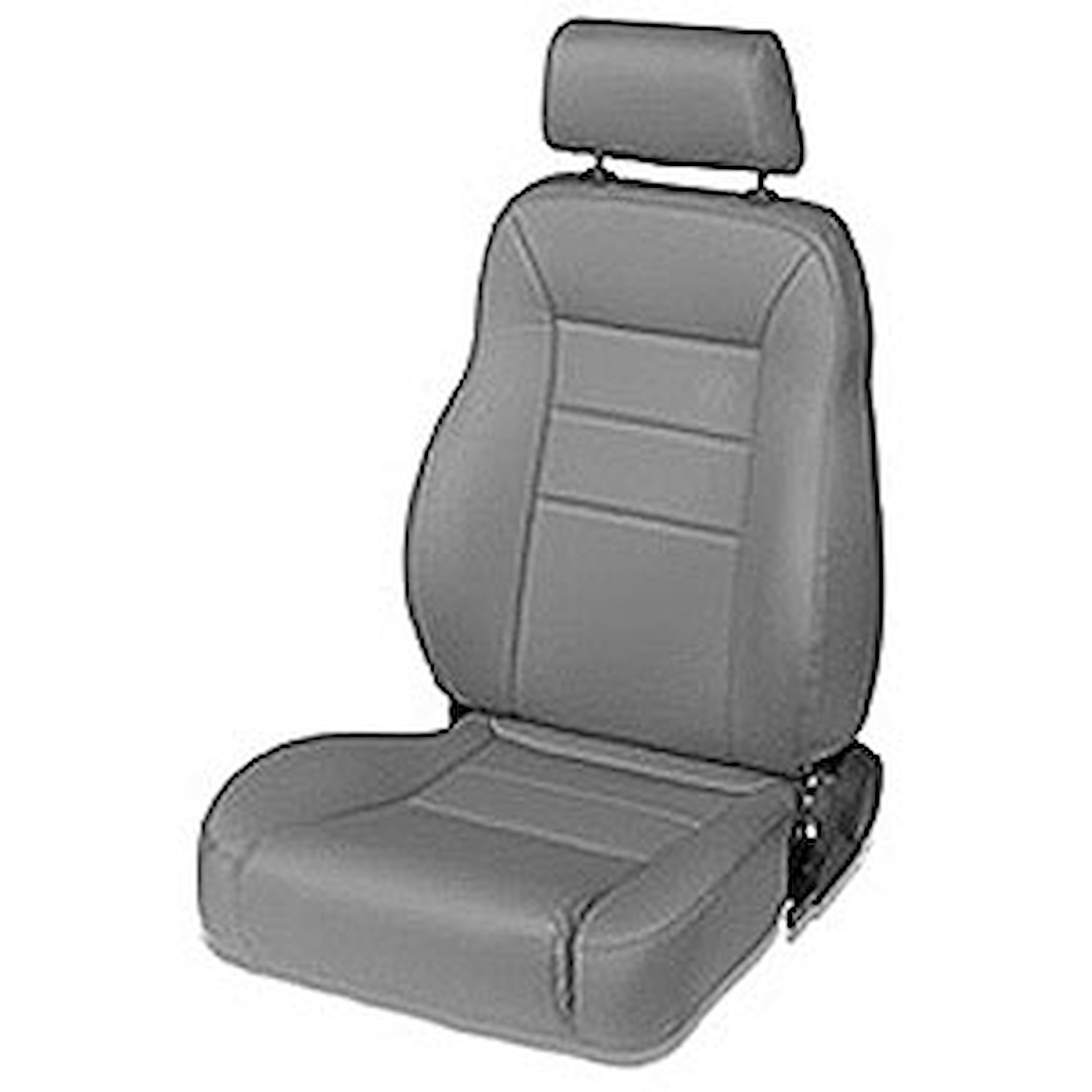 Trailmax II Pro Seat, Charcoal, Front, High-Back, Vinyl, Premium Bucket, Driver side,