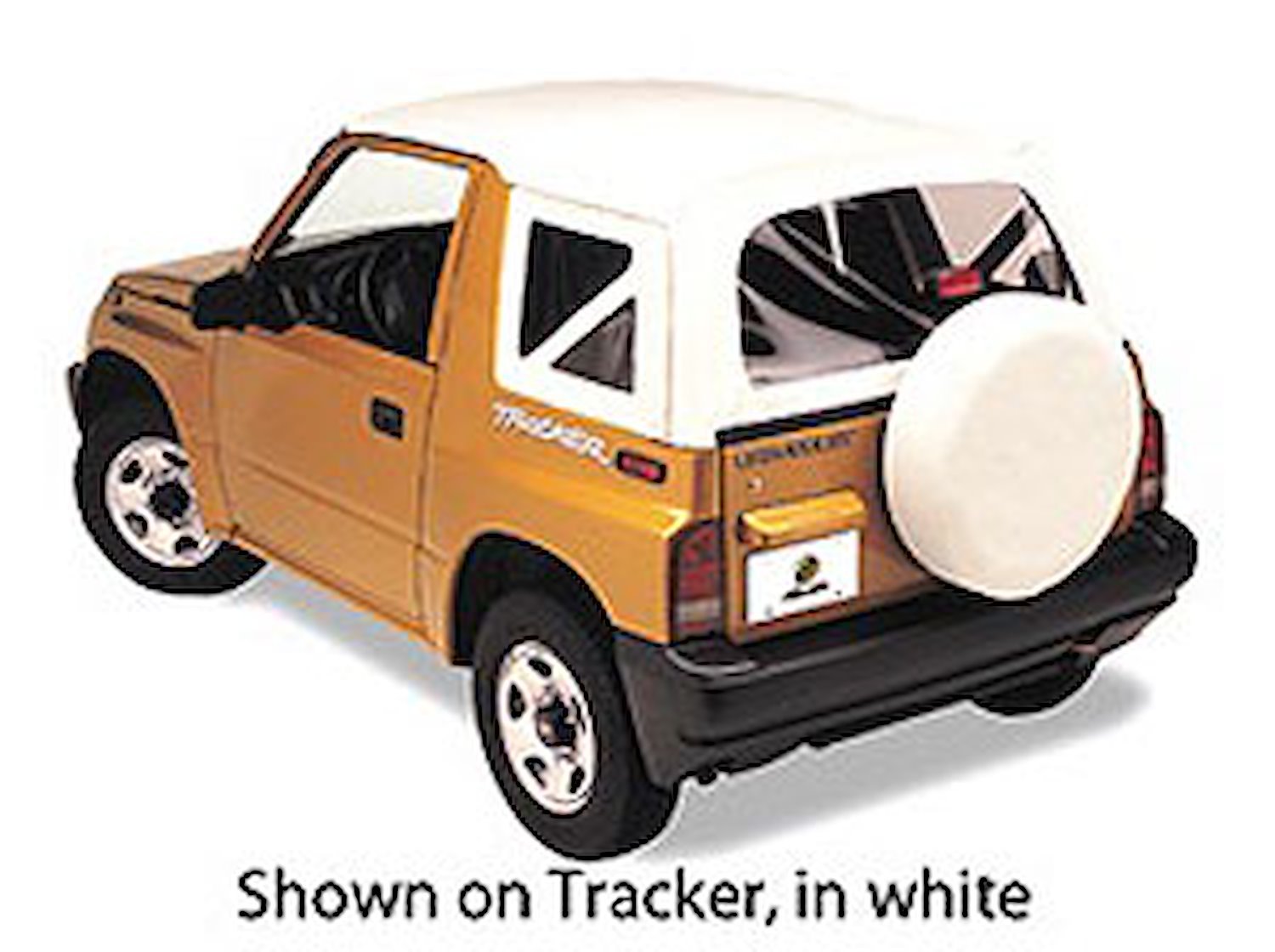 Replace-A-Top, White Denim, Clear Windows, No Door Skins Included,