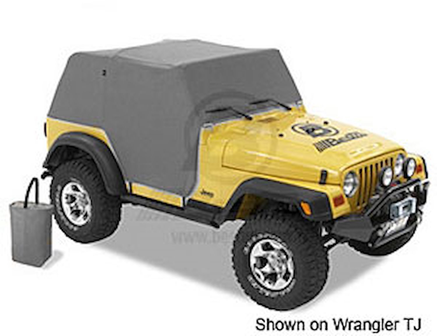 All Weather Trail Cover For Jeep, Charcoal, Incl. Stuff Sack For Storage,