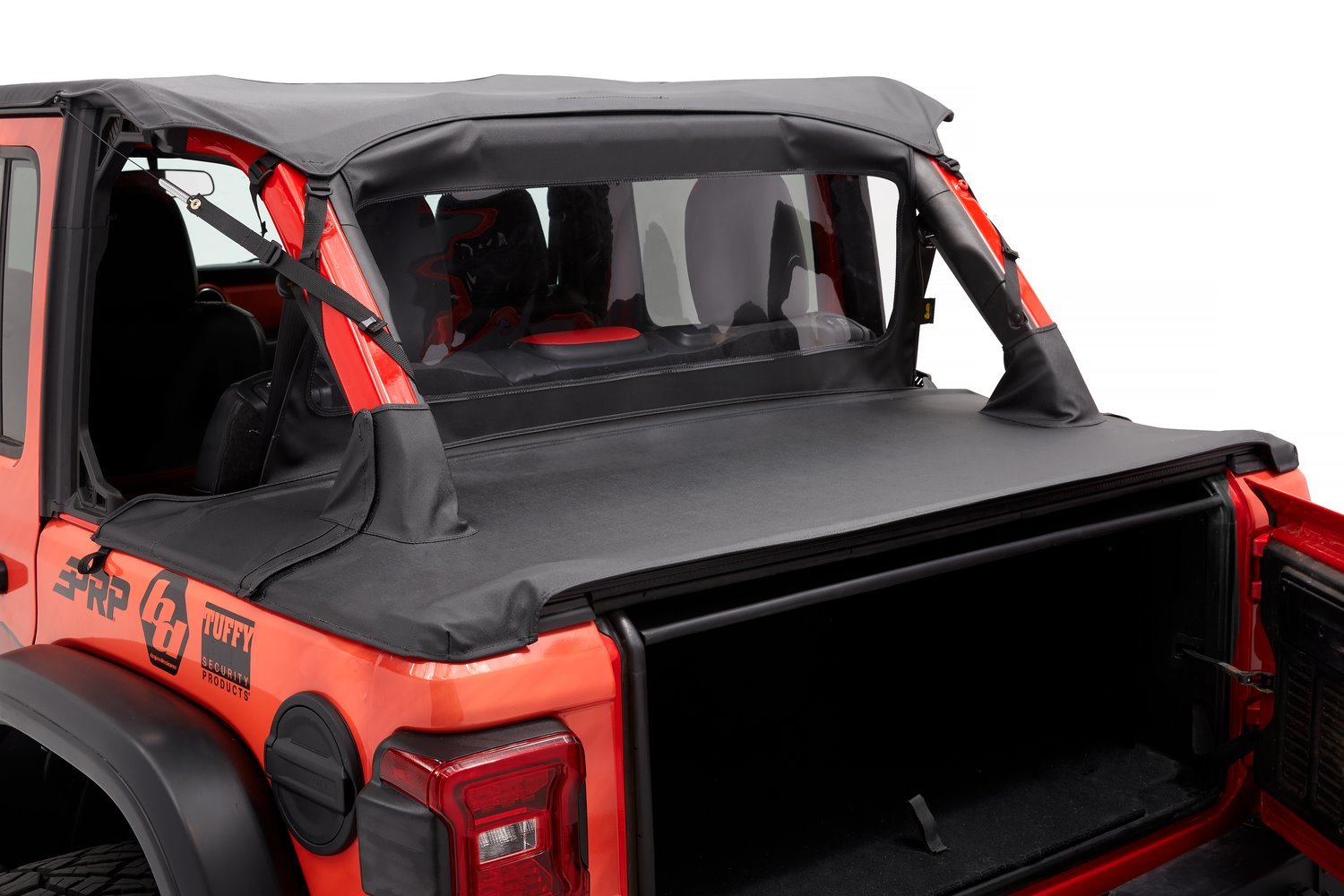 Duster Deck Cover, Black Diamond, w/Factory Hardtop Removed, Requires PN[52700-01] Tailgate Bar,
