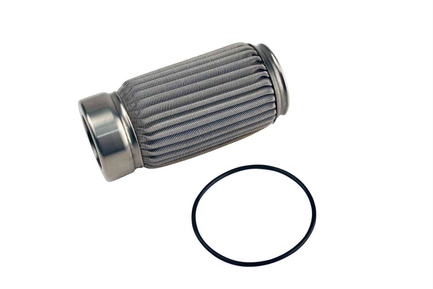 Replacement Element Crimp Construction 100-m Stainless Mesh Retro Fits All 2 OD Filter Housings For All Fuel Types