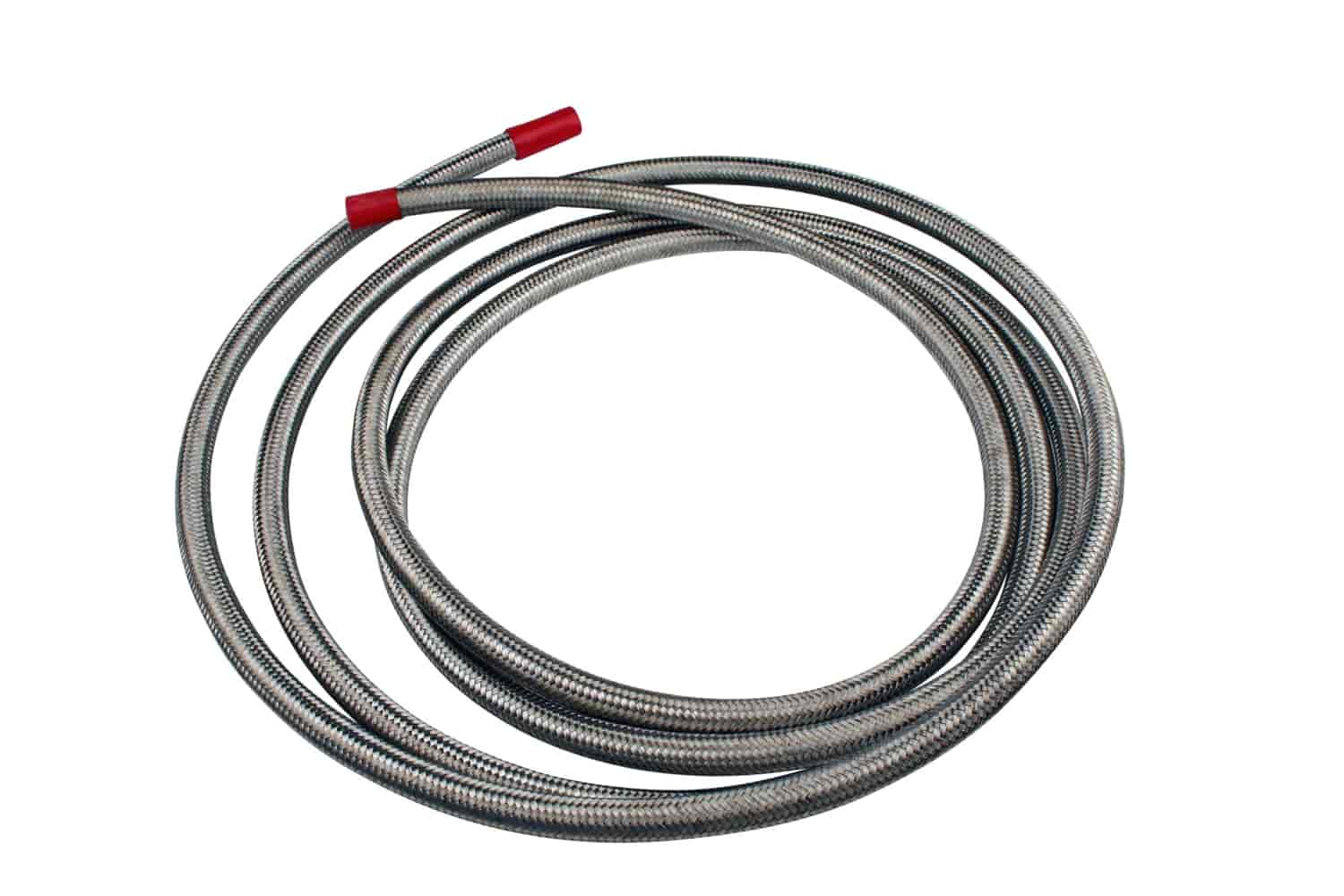 Braided Stainless Steel Fuel Hose -6AN x 12 ft