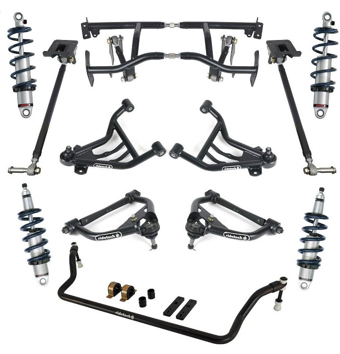 Complete Coil-Over Suspension System w/HQ Series Coil-Overs for 1970-1981 Chevy Camaro, Pontiac Firebird