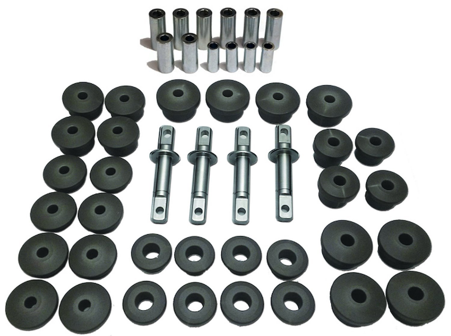 Delrin Control Arm Bushing Kit for 1997-2013 Corvette. Includes front upper and lower Bushings rear