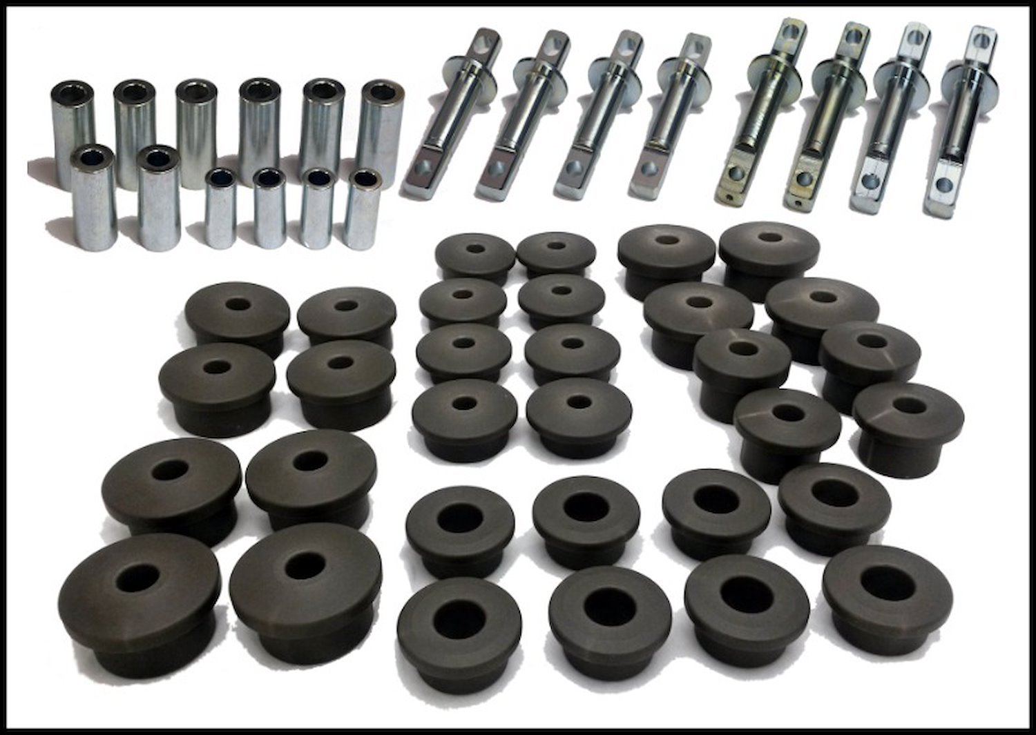 Delrin Control Arm Bushing Kit for 2005-2013 Corvette Z06. Includes front upper and lower Bushings r