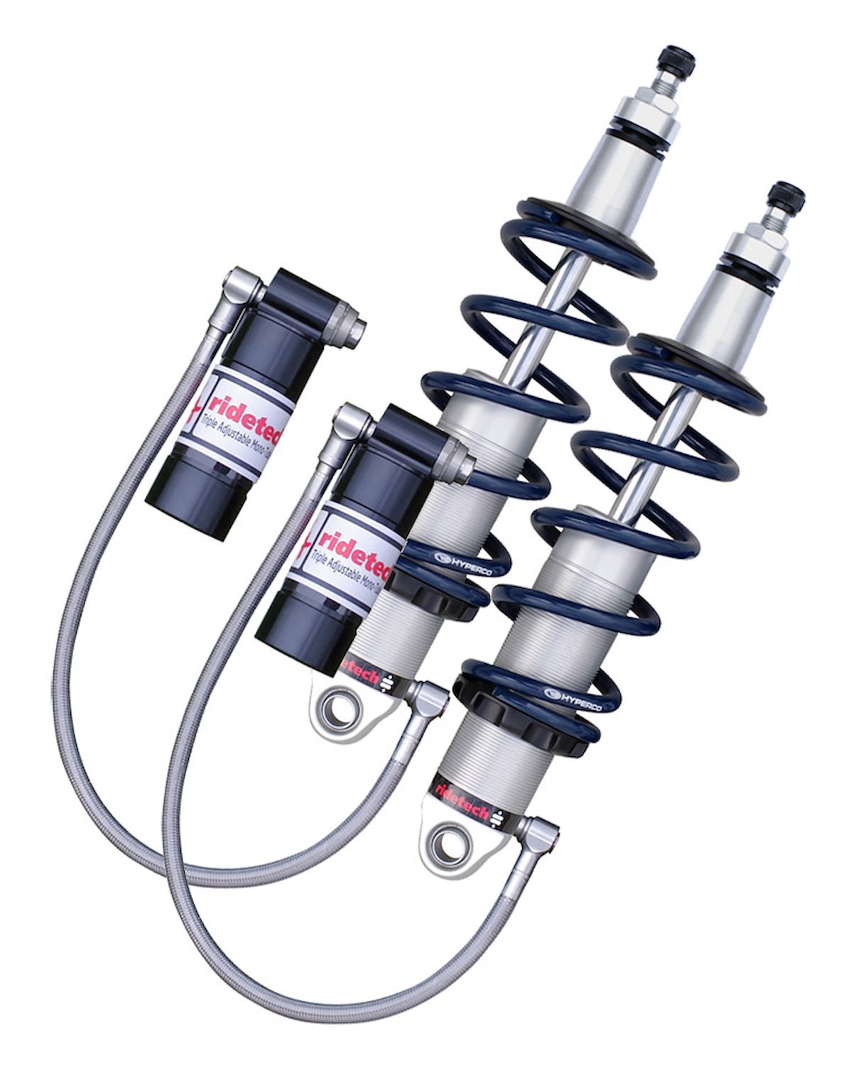 TQ Series front CoilOvers for 64-66 Mustang. For use w/ TruTurn & StrongArms. Includes springs sold as PR.