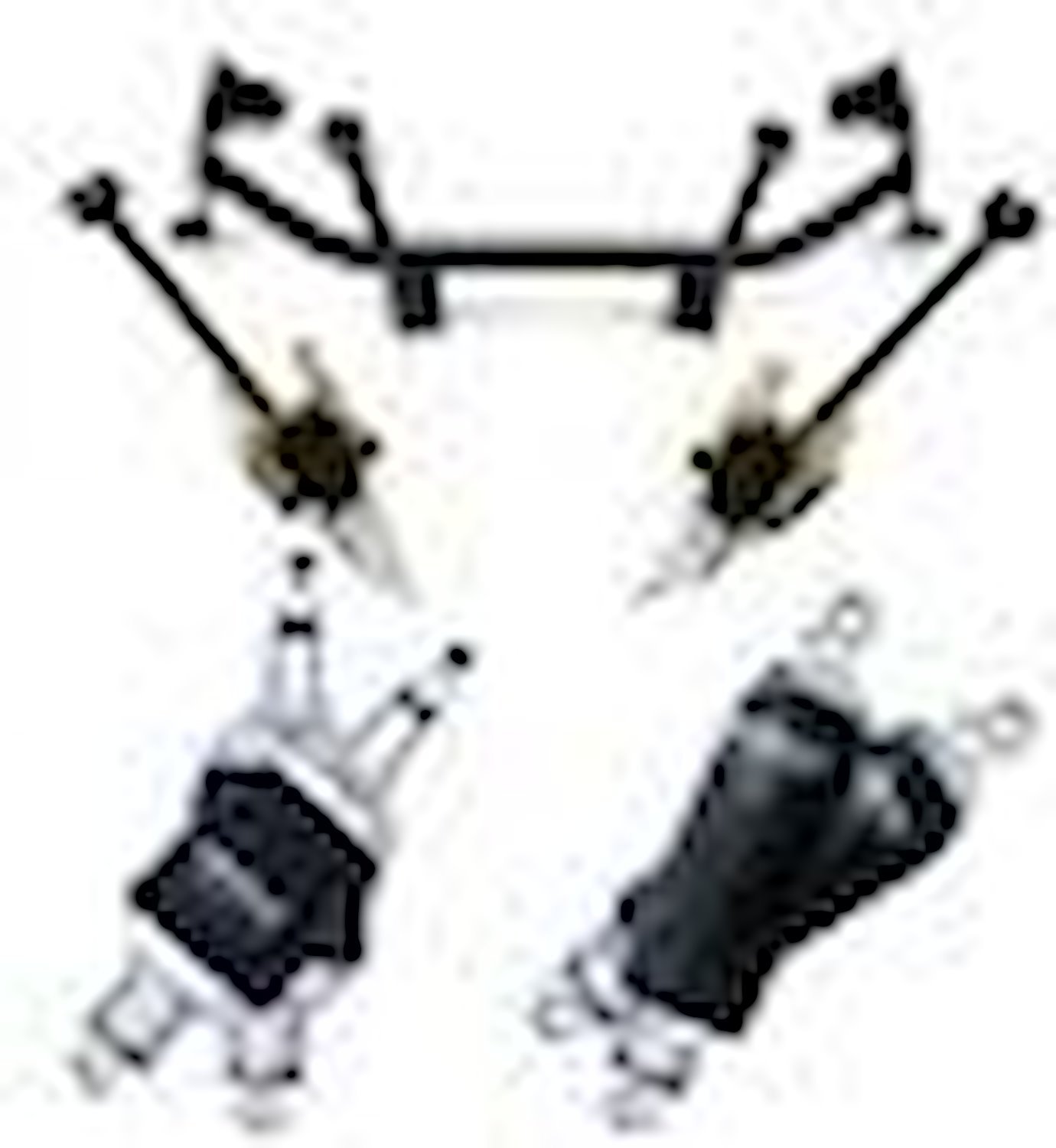 Air Suspension System for 60-64 Galaxie. Includes front HQ Series Shockwaves/ rear HQ Series Shockwa