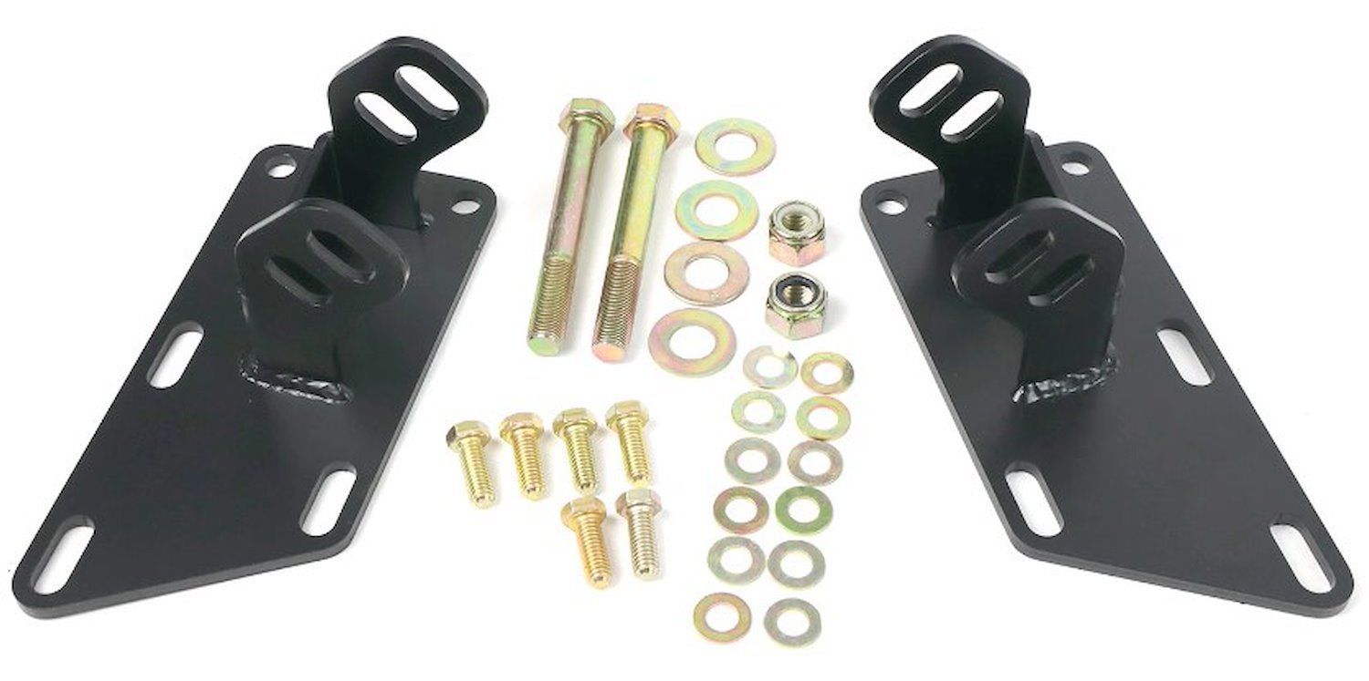 Chevy Small, Big Block, and GM LS Engine Mounts for 1965-1979 Ford F-100, F-150 Trucks 2WD w/Ridetech Front Suspension System