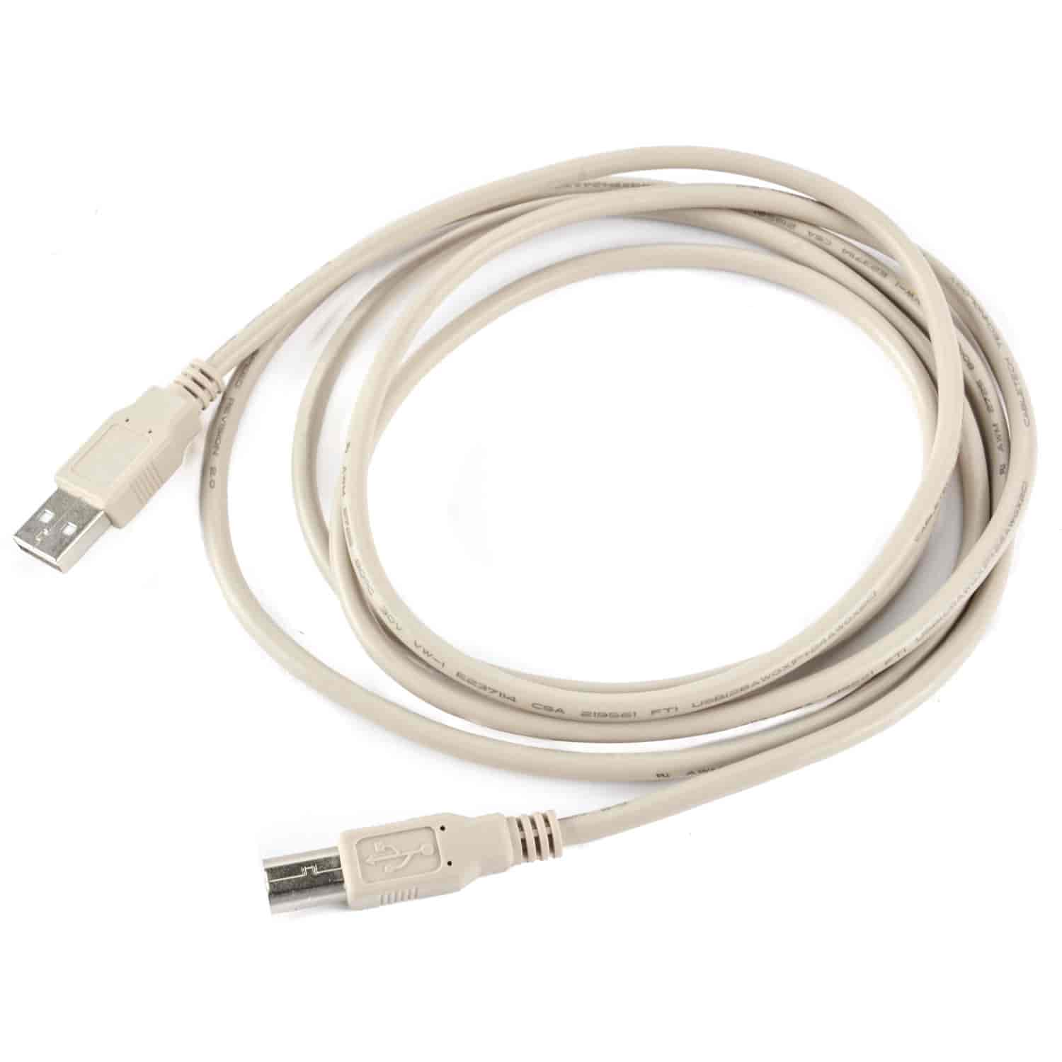 USB Cable Download Saved Runs to PC for Storage & Analysis