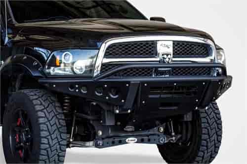 09-Up Dodge Ram 1500 Standard Front Bumper with Winch Mount and Stealth Panels with 40 light bar mou
