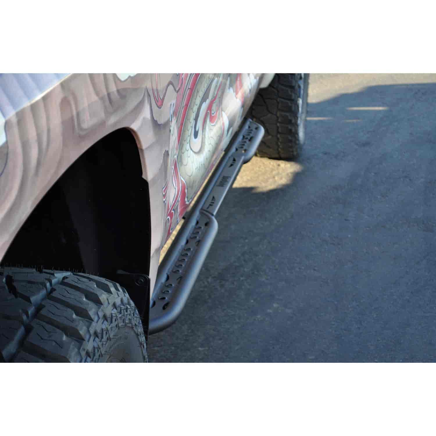07-Up Toyota Tundra Venom side step for Crew cab 4 door in Hammer Black