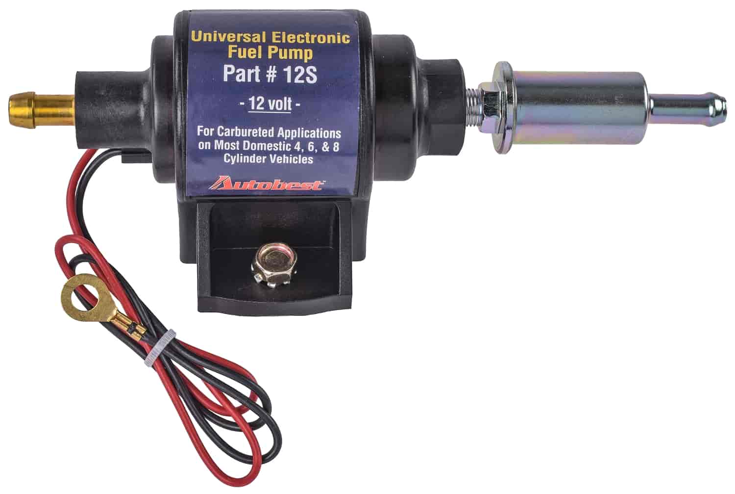 Autobest 12S: Universal Electric Fuel Pump 4-7 PSI - JEGS