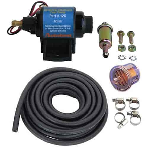 Universal Electric Fuel Pump Kit Includes: 4-7 PSI PSI Fuel Pump