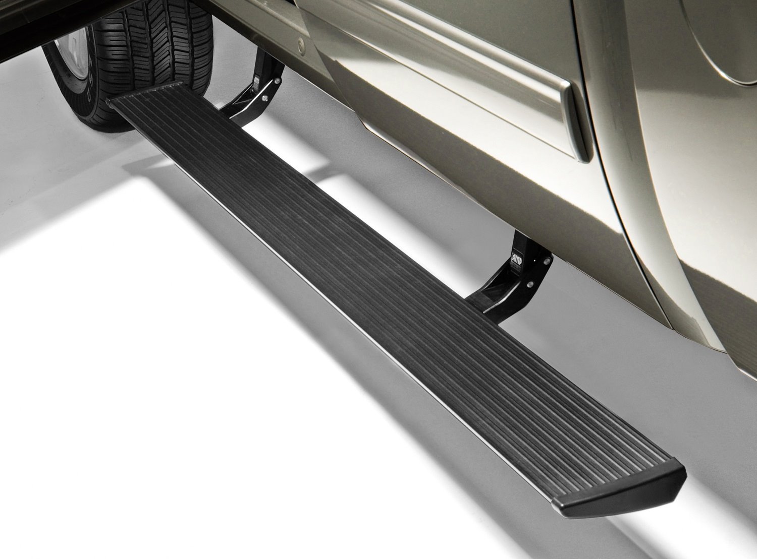 75126-01A PowerStep Automatic Running Boards, 07-14 GM Silverado/Sierra 1500/2500/3500, Extended/Crew Cab