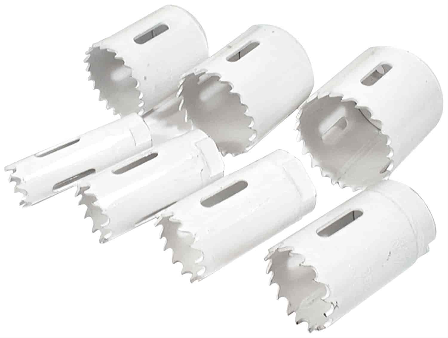 7 Piece Hole Saw Kit Includes: 3/4" to 1-3/4"
