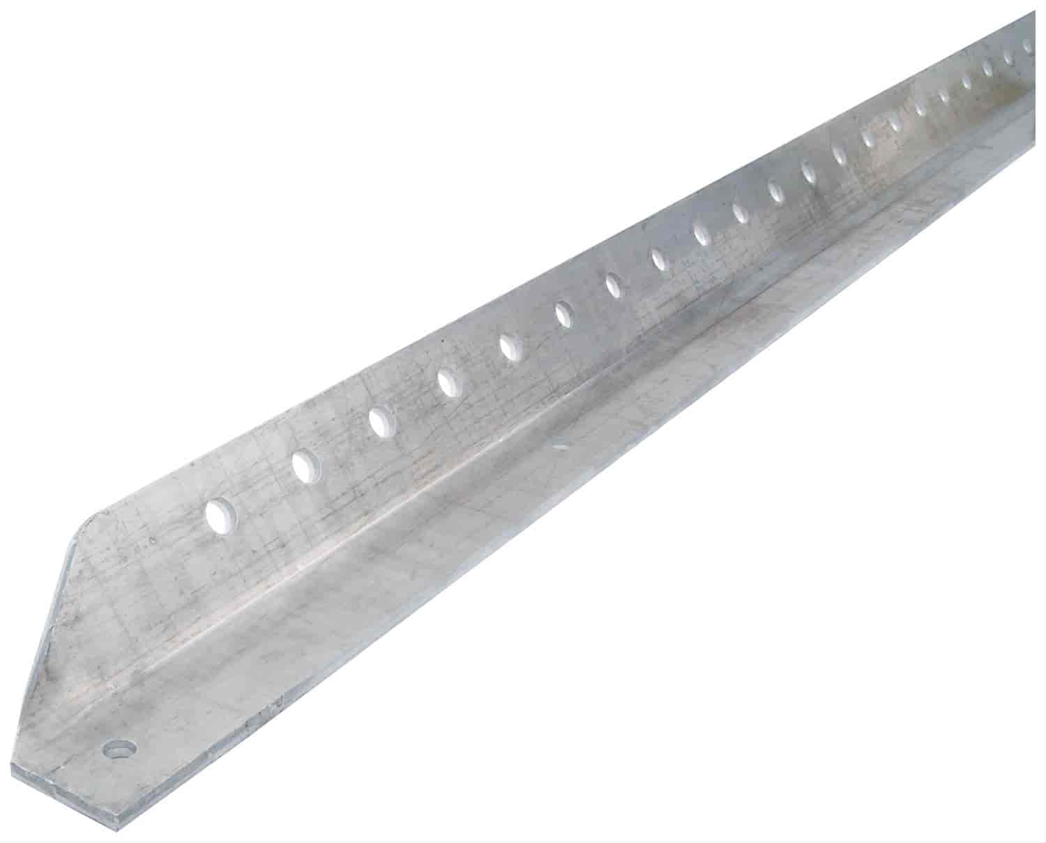 Slotted Angle Aluminum 26" Long x 1" Wide x 1/8" Thick
