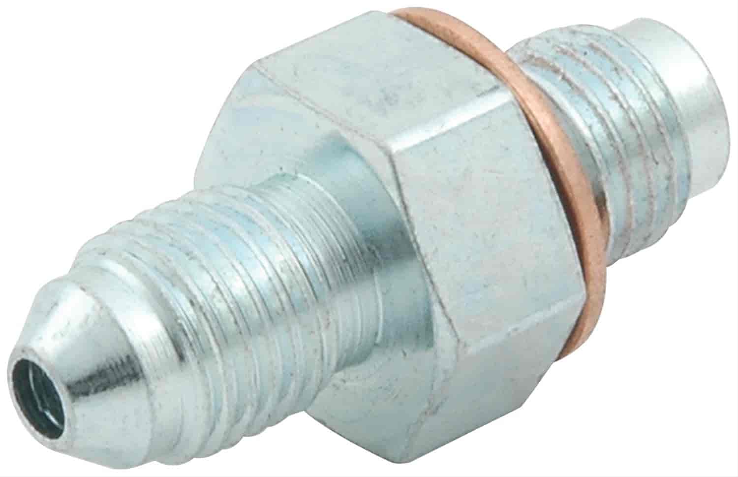 Adapter Fittings -3AN Male to 3/8"-24 Male with washer