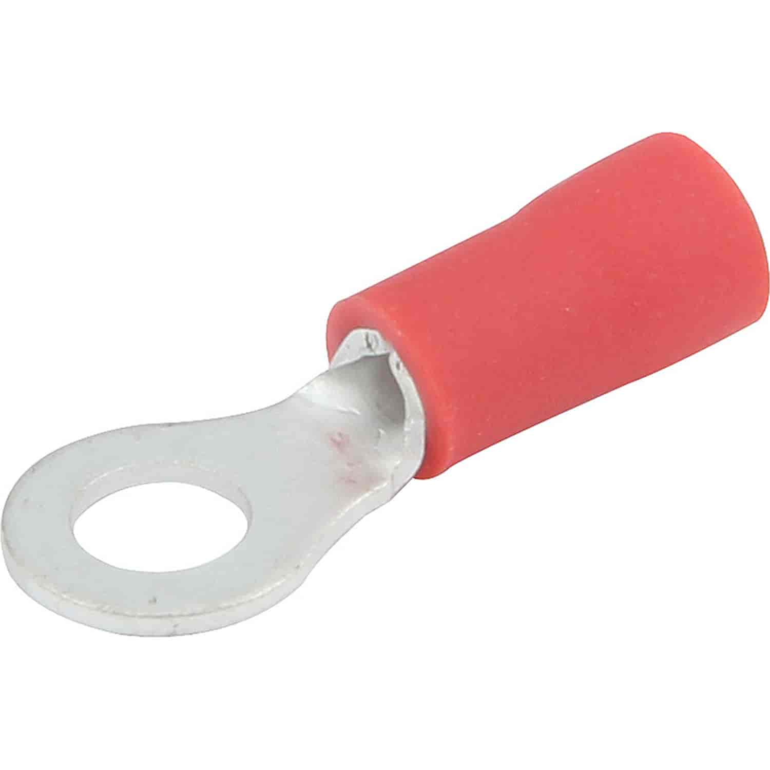 #8 Hole Ring Terminals Vinyl Insulated