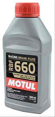 Motul 660 Brake Fluid Dry boiling point: 617° F Wet boiling point: 401° F 16.9 oz. Bottles