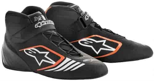 Tech 1-KX Shoes Black/Orange Size 10.5