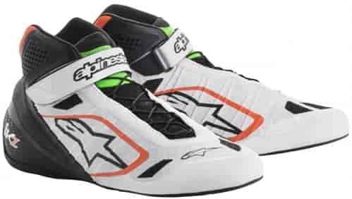 Tech 1-KZ Shoes White/Black/Orange Size 6