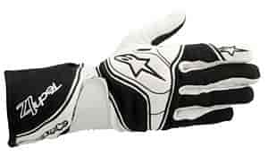 Tech 1-Z Race Glove Black/White