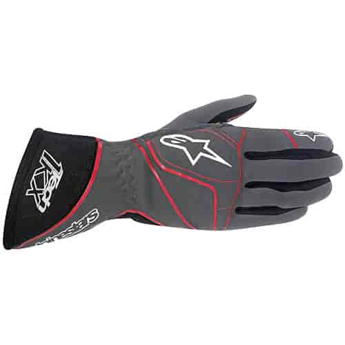 Tech 1-KX Glove Anthracite/Black/Red