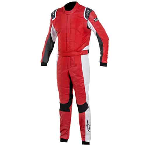 GP Tech Driving Suit Red/Silver/Anthracite SFI 3.2A/5