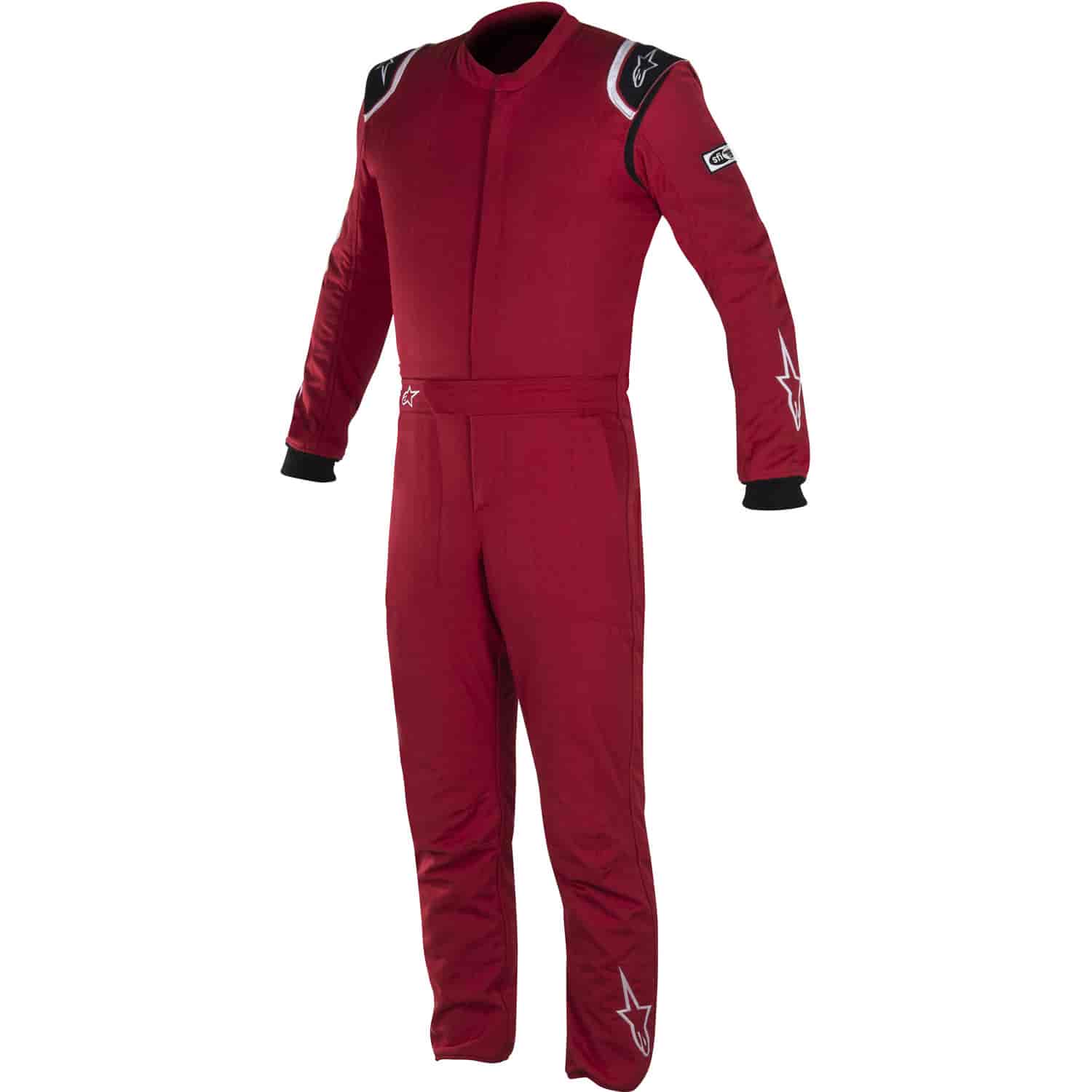 Delta Driving Suit Red/Black/White SFI 3.2A/5