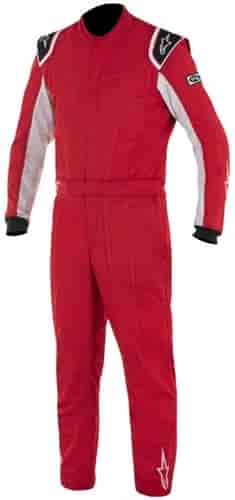 Delta Driving Suit Red/Silver SFI 3.2A/5 Size 46